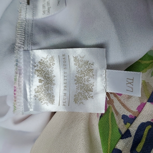 Plum Pretty Sugar Smocked Bandeau Maxi Dress Large XL - Picture 5 of 6